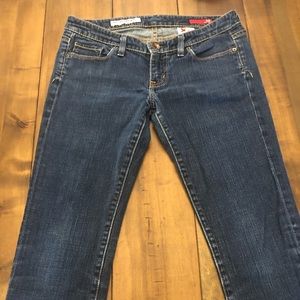 ❤️ X2 Skinny ultra low rise Jeans! Size 6- long